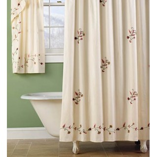 Embroidered Shower Curtains 01