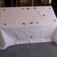 Embroidered Tablecloth 10