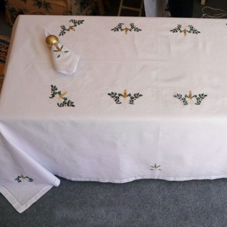 Embroidered Tablecloth 11