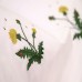 Bedding Dandelion flowers hand embroidered