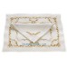 Gold hands embroidered napkins